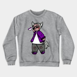 gray-ace whoman Crewneck Sweatshirt